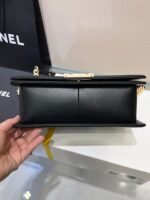 BOY BAG MEDIUM 25 BLACK CAVIAR GOLD HARDWARE - Image 5