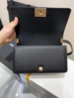 BOY BAG MEDIUM 25 BLACK CAVIAR GOLD HARDWARE - Image 7