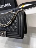 BOY BAG MEDIUM 25 BLACK CAVIAR RUTHENIUM HARDWARE - Image 2