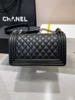 BOY BAG MEDIUM 25 BLACK CAVIAR RUTHENIUM HARDWARE - Image 14