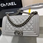 BOY BAG MEDIUM 25 GREY CAVIAR RUTHENIUM HARDWARE - Image 10