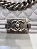 BOY BAG MEDIUM 25 GREY CAVIAR RUTHENIUM HARDWARE - Image 3
