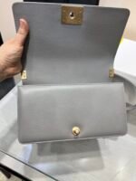 BOY BAG MEDIUM 25 GREY CAVIAR GOLD HARDWARE - Image 8