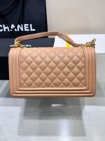 BOY BAG MEDIUM 25 BROWN CAVIAR GOLD HARDWARE - Image 7