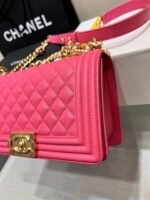 BOY BAG MEDIUM 25 RED CAVIAR GOLD HARDWARE - Image 11