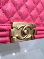 BOY BAG MEDIUM 25 RED CAVIAR GOLD HARDWARE - Image 3