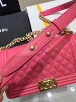 BOY BAG MEDIUM 25 RED CAVIAR GOLD HARDWARE - Image 4
