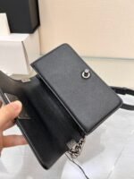 BOY BAG SMALL 20 BLACK CHEVRON CAVIAR RUTHENIUM HARDWARE - Image 4