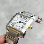 TANK FRANCAISE 28 GOLD STEEL WHITE DIAL - Image 4