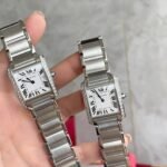 TANK FRANCAISE 25 STEEL DIAMOND BEZEL WHITE DIAL - Image 11