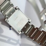 TANK FRANCAISE 25 STEEL DIAMOND BEZEL WHITE DIAL - Image 6