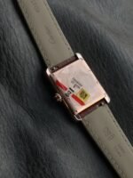TANK MUST PINK GOLD BURGUNDY CROCODILE - Image 7