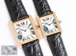 TANK SOLO PINK GOLD DIAMOND BEZEL CROCODILE LEATHER - Image 8