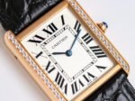 TANK SOLO PINK GOLD DIAMOND BEZEL CROCODILE LEATHER - Image 9