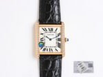 TANK SOLO PINK GOLD DIAMOND BEZEL CROCODILE LEATHER - Image 4