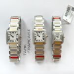 TANK FRANCAISE GOLD STEEL DIAMOND BEZEL WHITE DIAL - Image 12