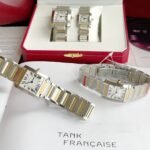 TANK FRANCAISE 25 GOLD STEEL WHITE DIAL - Image 12