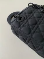 SMALL LADY 20 MY ABC ALL BLACK LAMBSKIN - Image 3