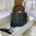 MINI LADY 17 MY ABC ALL BLACK LAMBSKIN - Image 10