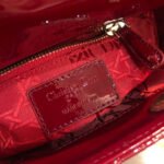MINI LADY 17 MY ABC RED CALFSKIN - Image 9