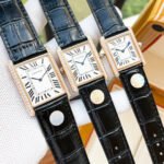 TANK MUST SILVER CASE DIAMOND BEZEL LEATHER - Image 3