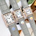 TANK MUST SILVER CASE DIAMOND BEZEL LEATHER - Image 5
