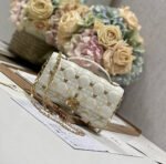 MISS LADY 21 BUTTERFLY STUD WHITE LAMBSKIN - Image 11