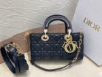 SMALL LADY D-JOY 22 BLACK LAMBSKIN - Image 2