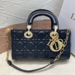 SMALL LADY D-JOY 22 BLACK LAMBSKIN - Image 10