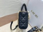 SMALL LADY D-JOY 22 BLACK LAMBSKIN - Image 4