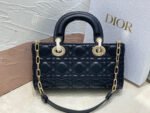 SMALL LADY D-JOY 22 BLACK LAMBSKIN - Image 5