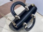 SMALL LADY D-JOY 22 BLACK LAMBSKIN - Image 15