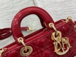 SMALL LADY D-JOY 22 RED PATENT CALFSKIN - Image 3