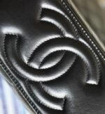 CC VANITY CASE 17 BLACK LAMBSKIN SILVER HARDWARE - Image 7