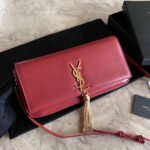 KATE TASSEL 26 CURRENT RED LAMBSKIN BAG - Image 10