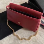 KATE TASSEL 26 CURRENT RED LAMBSKIN BAG - Image 13