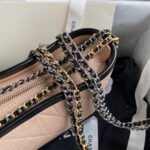 CC GABRIELLE MINI 20 HOBO BAG IN ALMOND BEIGE MIX BLACK CALFSKIN - Image 17
