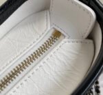 CC GABRIELLE MINI 20 HOBO BAG IN WHITE MIX BLACK CALFSKIN - Image 3