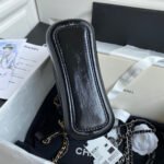 CC GABRIELLE MINI 20 HOBO BAG IN BLACK CALFSKIN - Image 17