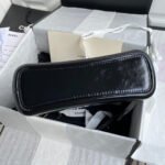 CC GABRIELLE MEDIUM 28 HOBO BAG IN BLACK MIX WHITE CALFSKIN - Image 7