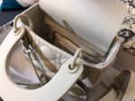 MINI LADY 17 BAG IN WHITE CALFSKIN - Image 8