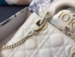 MINI LADY 17 BAG IN WHITE CALFSKIN - Image 13