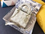 MINI LADY 17 BAG IN WHITE CALFSKIN - Image 11