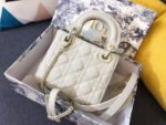 MINI LADY 17 BAG IN WHITE CALFSKIN - Image 12