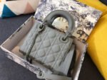 MINI LADY 17 BAG IN GREY CALFSKIN - Image 3