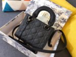 MINI LADY 17 BAG IN BLACK CALFSKIN - Image 11