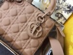MEDIUM LADY 20 BAG IN CAMEL BROWN CALFSKIN - Image 13