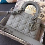 MEDIUM LADY 20 BAG IN GREY CALFSKIN - Image 10