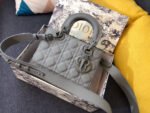 MEDIUM LADY 20 BAG IN GREY CALFSKIN - Image 12