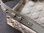 MEDIUM LADY 20 BAG IN GREY CALFSKIN - Image 17